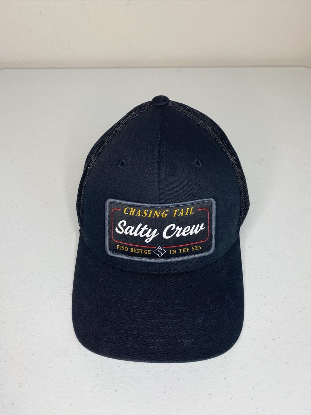 Salty Crew Marina Retro Trucker Snapback Hat Chasing Tail